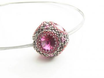 Anhänger Würfel pink