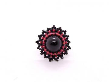 Ring Schwarz Rot