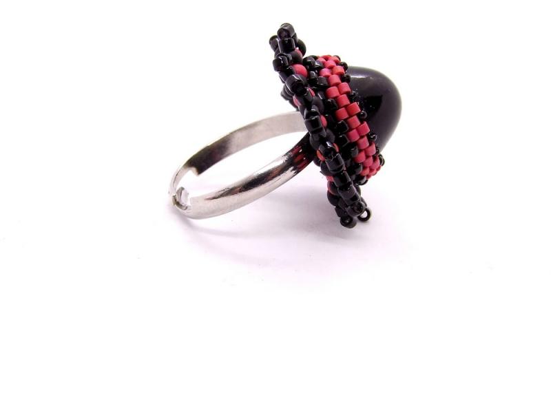Ring Schwarz Rot