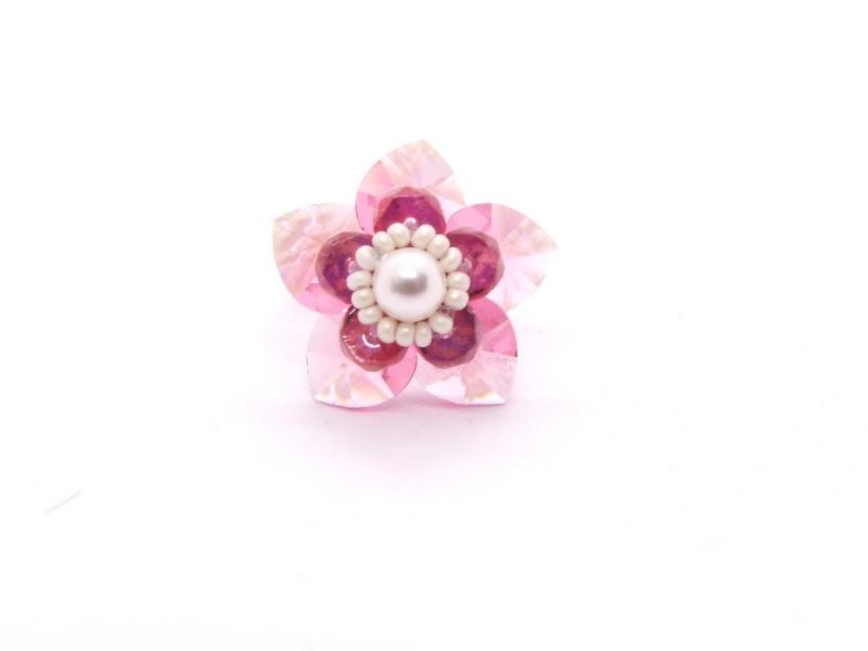 Ring Blume rosa