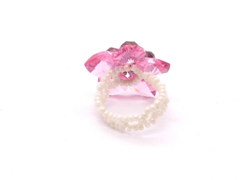 Ring Blume rosa
