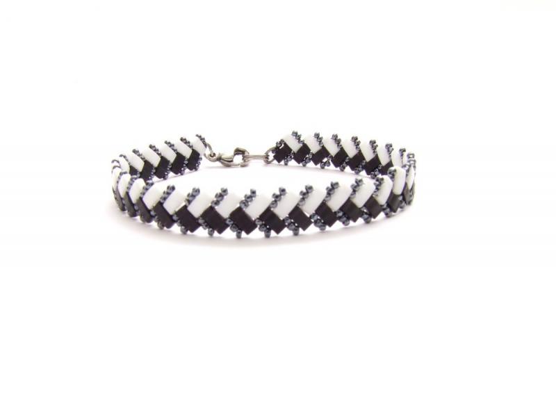 Armband Schwarz Weiß