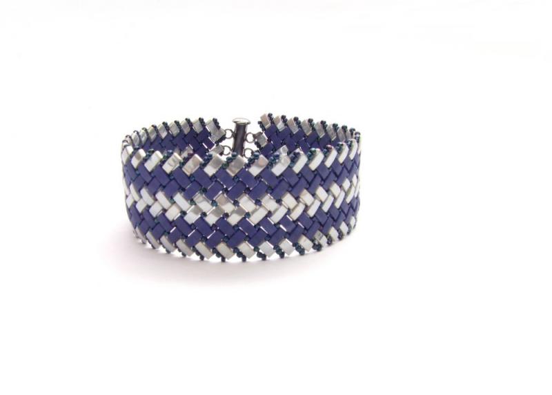 Armband Blau Silber