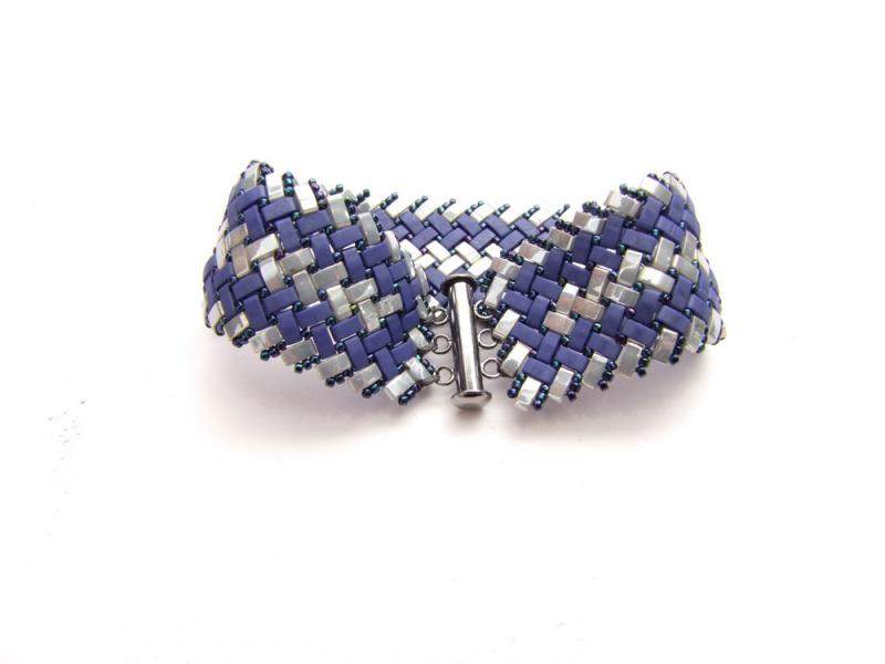 Armband Blau Silber