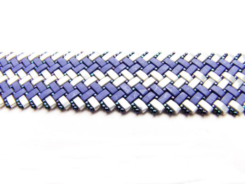 Armband Blau Silber