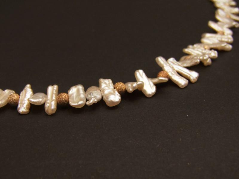 Kette Stäbchenperle