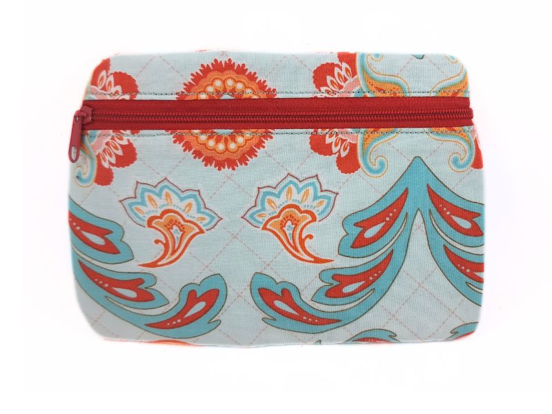 Täschchen türkis/orange